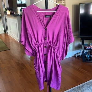 Arlo Button Down Cinche Waist Dress